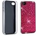 Hot Pink Glitter Sparkle Bling Case For Apple Iphone 4 4g By