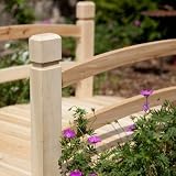 Harrison 4 ft. Cedar Garden Bridge CWR001 51t9UnmjmTL. SL160 Harrison 4 ft. Cedar Garden Bridge CWR001