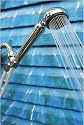 New Market Naturals Royale Hand-Held/Head Massage Shower Filter With Chromed Metal Flex Hose