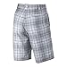 Nike Men's 2013 Golf Fashion Plaid Shorts 30 Waist x Regular White/Night Stadium