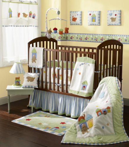 Sumersault Good Friends 4-Piece Crib Set