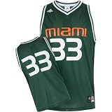 adidas Miami Hurricanes Replica Basketball Jersey