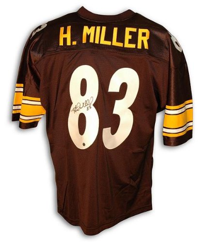 Heath Miller Autographed Pittsburgh Steelers Black Throwback Jersey