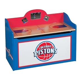 Detroit Pistons Toy Chest by Guidecraft
