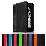 Fintie (Black) Folio Book Style Carry Case For Amazon Kindle Paperwhite with Auto Sleep/Wake Feature 8 Colors Options