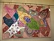 Vintage India Raaga Beaded Wall Hanging Tapestry Throw