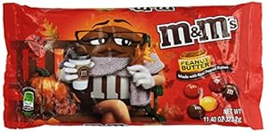 M&M's Harvest Blend Peanut Butter Chocolate Candy, 11.40-Ounce (Pack of 6)