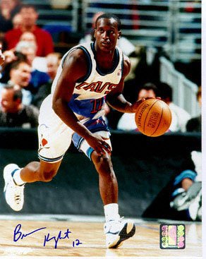 Brevin Knight Cleveland Cavaliers - White Jersey - Autographed 8x10 Photograph
