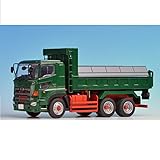 KK-3 1/50 日野プロフィアFS 6×4 ダンプトラック 緑 フルキャブ 標準ルーフ (赤シャシー)