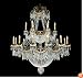 Savoy House 2-598601-18-165 Alexander Collection 18-Light Chandelier, Bright Antique Bronze Finish with Crystal Accents