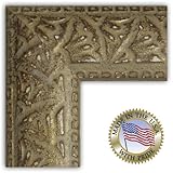 IMAGE OF 20x30 / 20 x 30 Distressed Gold - Real Wood Picture Frame - NEW .. 3.375'' wide Complete