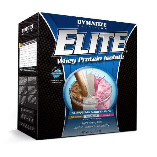 Dymatize Elite Whey Isolate Protein Variety 10lb