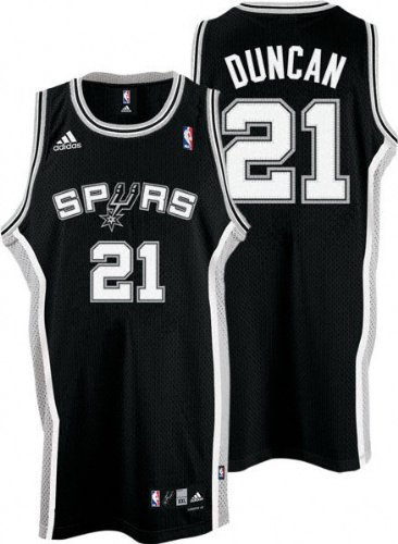 Tim Duncan Black adidas NBA Swingman San Antonio Spurs Youth Jersey