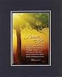 Neither Death nor Life . . . 8 x 10 Inches Biblical/Religious Verses set in Double Beveled Matting - A Timeless and Priceless Poetry Keepsake Collection