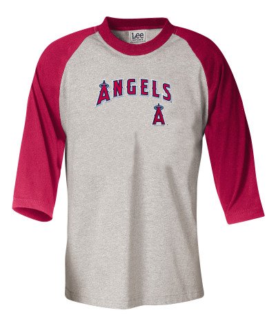 Men's Los Angeles Angels 'Breakthrough Play' 3/4 Sleeve Baseball Tee
