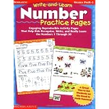 Write-and-Learn Number Practice Pages: Engaging Reproducible Activity Pages That Help Kids Recognize, Write, and Really Learn the Numbers 1 Through 30