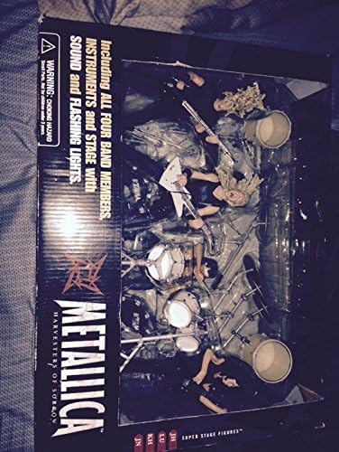 Metallica Harvesters of Sorrow Super Stage Figures ENTIRE BAND - James Hetfield, Kirk Hammett, Jason Newsted, Lars Ulrich by Rock and Roll