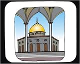 Decorated Mouse Pad with Israel, Dome of the Rock , worship, Islam, mosque, Palistine, Middle East , Jerusalem, Muslim