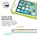 GOOSPERY Pearl Jelly for Apple iPhone 7 Plus Case (2016) Slim Thin Rubber Case (Lime)