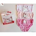 Tolles Unterhosenset von Hello Kitty. Drei St�ck in verschiedenen Farben. Verschiedene Gr��en am Lager.
