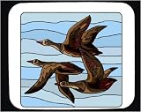 Decorated Mouse Pad with geese, migrating, bird