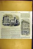 1857 ST-JOHN'S SCHOOL KILBURN ROYAL INSURANCE OFFICES