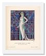 George Barbier, "Des Roses dans la Nuit - Robe du Soir, de Worth"