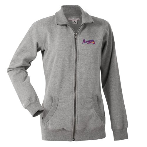 Atlanta Braves Women's Revolution Track Jacket By Antigua Large