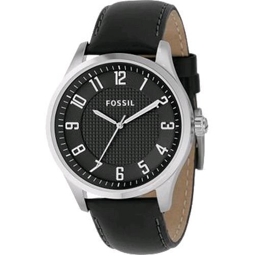 Fossil Analog Black Dial Watch.