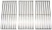 Music City Metals 591S3 Stainless Steel Wire Cooking Grid Replacement for Select Gas Grill Models by Brinkmann, Charmglow and Others, Set of 3