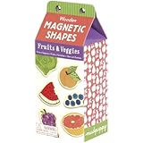 Mudpuppy Fruits & Veggies Wooden Magnetic Shapes