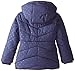 Nautica Girls' Dot Filled Jacket With Polar Fleece Lining
