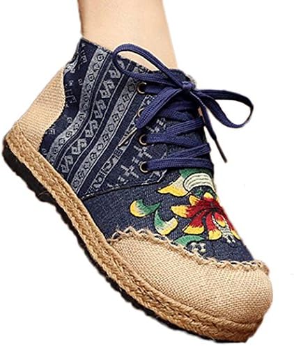 Lemu Womens Autumn Linen Exotic Casual Slipper 4 B(M)US Khaki