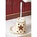 Country Primitive Heart Star Toilet Brush Set & Plunger Holder Bathroom Organizer