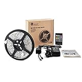 TaoTronics Music RGB Led Strip Light 16.4 Foot 5 Meter 5050 SMD Waterproof with 20Key Music IR Remoter Controller (300 Leds, 60w)