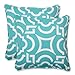 Pillow Perfect Outdoor Carmody Peacock Throw Pillow, 18.5-Inch, Set of 2