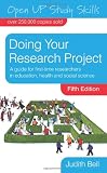 51tAbBaz2nL. SL160 Doing Your Research Project: A Guide for First Time Researchers in Education, Health and Social Science (Open Up Study Skills)