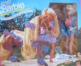All American BARBIE DOLL with STAR STEPPER HORSE Set w 2 Pairs Reebok Hi Tops (1991)