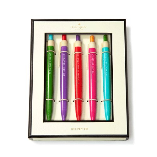 Kate Spade New York Women's So Well Composed Assorted Pen Set, Assorted, One Size