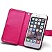 For iPhone 6 6s Case, Roybens 9 Card Slot PU Leather Wallet Case 2 in 1 Magnetic Detachable Back Cover Flip Case with Wrist Strap For Apple iPhone 6 6s (4.7) Rose