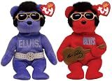 Ty Beanie Baby Elvis Bear (Colors May Vary)