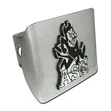 Arizona State University ASU Sun Devils Brushed Silver with Chrome Sun Devil Emblem... 