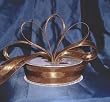 Organza Satin Center Ribbon - 7/8" - 25 Yards (75 FT) - Brown