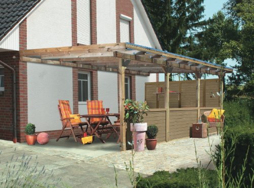 Terrassenüberdachung KARIBU ECO Modell 3 Größe C
