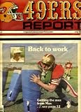 San Francisco 49ers Report July 1985 Max Runager Cover & Centerfold Poster, Alumni Profile - Joe Perry, Tommy Davis, 49ers on the Tennis Court