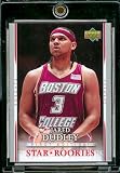 2007-08 Upper Deck First Edition # 222 Jared Dudley RC - NBA Basketball ROOKIE Trading Card in a Protective Display Case