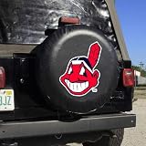 MLB Cleveland Indians Black Tire Cover