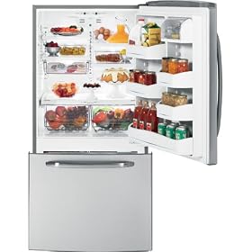 GE Energy Star 22.9 Cu. Ft. Bottom-Freezer Drawer Refrigerator CleanSteelâ¢