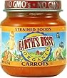 Earth's Best Strained Carrots, 4 Ounce Jars (Pack of 12)