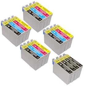 T 715 X 4 MULTIPACK + T 711 X 4 - EPSON COMPATIBLE Ink Cartridges for Epson Stylus DX400 - Also Compatible With Epson D120, D78, D92, DX400, DX4000, DX4050, DX4400, DX4450, DX5000, DX5050, DX6000, DX6050, DX7000, DX7400, DX7450, DX8400, DX8450, DX9400F, S20, S21, SX100, SX105, SX110, SX115, SX200, SX205, SX209, SX210, SX215, SX400, SX405, SX410, SX415, SX515W, SX600F, BX300F, BX310FN, BX600FW, BX610FW Printers - Latest Version Double Capacity Inks - T 715 T 891 T 892 T 893 T 894 T 895 T 711 T 712 T 713 T 714 T 715 (Contains 8X Black / T 711 4X Cyan / T 712 4X Magenta / T 713 4X Yellow / T 714) - Multipack ***By TriINKs***